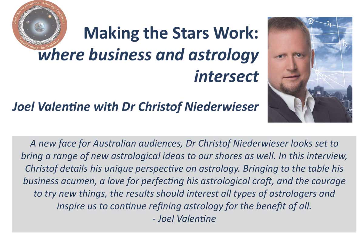 Federation of Australian Astrologers - Dr. Christof Niederwieser